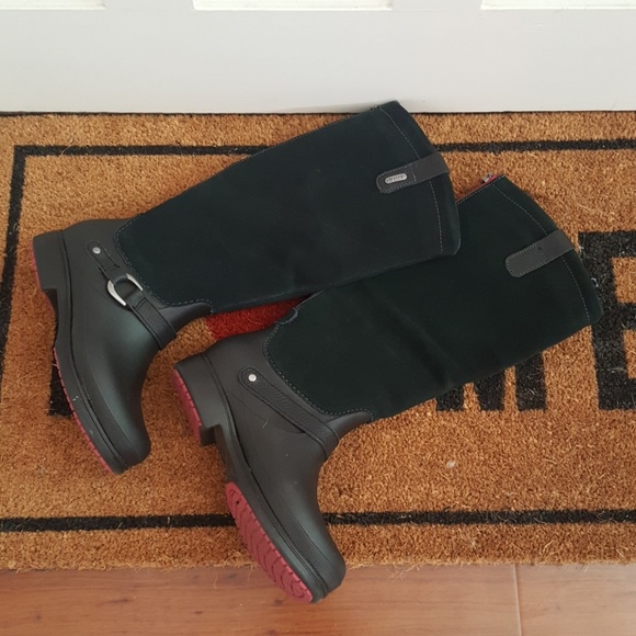 CROCS Shoes - {CROCS} knee high winter boots